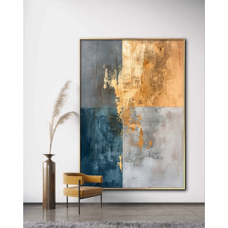 תמונת קנבס לסלון בסגנון אבסטרקט 