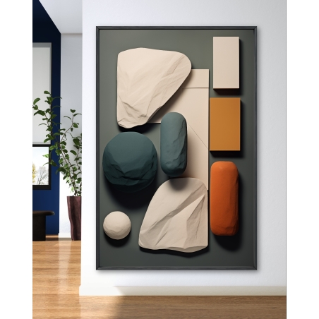 תמונת קנבס סגנון גיאומטרי 