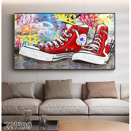 תמונת גרפיטי  על קנבס או זכוכית במבחר מידות דגם-221339