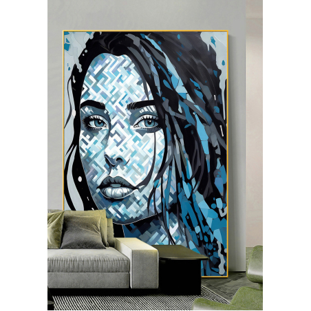 תמונה מעוצבת לסלון או לחדר שינה קנבס 1906234