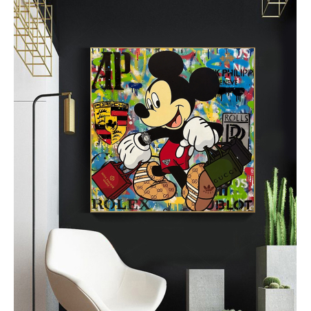 תמונת גרפיטי  על קנבס או זכוכית במבחר מידות דגם-812241