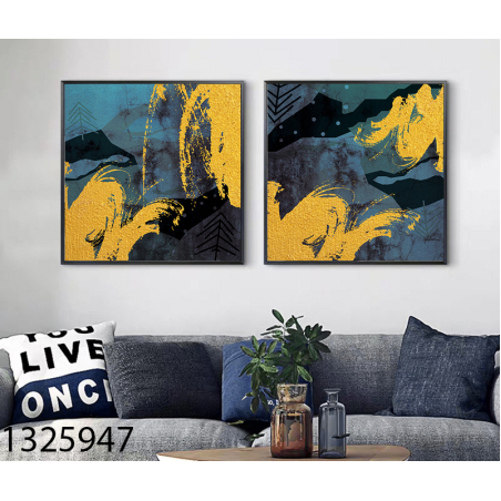 זוג תמונות מיוחדות לחדר השינה או לסלון דגם  1325947