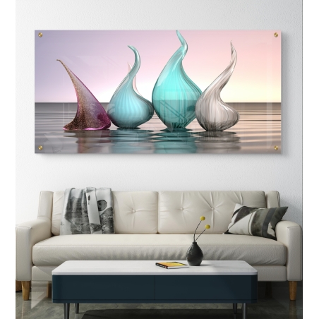 תמונת זכוכית לסלון/חדר שינה 