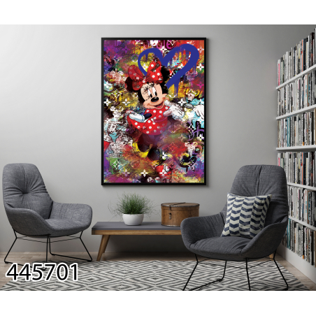 תמונת גרפיטי על קנבס או על זכוכית לבחירתכם דגם 445701