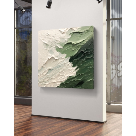 תמונת קנבס מרובעת על בד כותנה עשיר 