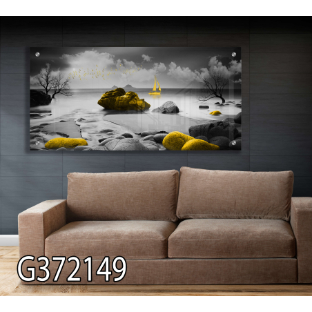 תמונה מעוצבת מודפסת על זכוכית דגם G372149