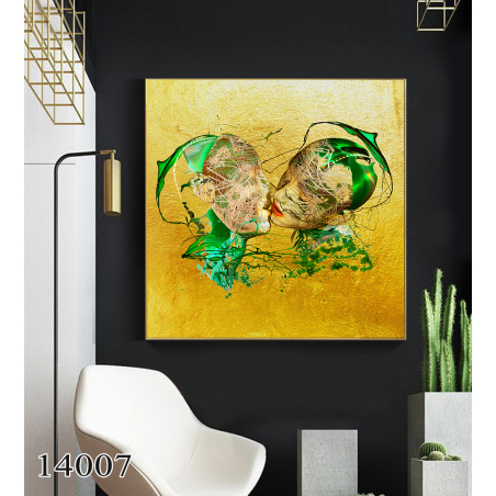 תמונה מיוחדת לחדר שינה או לסלון  על קנבס או זכוכית במבחר מידות דגם-14007