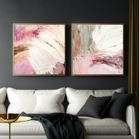 זוג תמונות מיוחדות לחדר השינה או לסלון דגם-205344