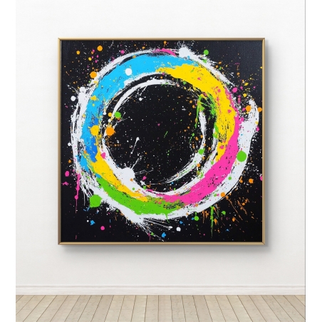 תמונת קנבס מרובעת לסלון/חדר שינה 