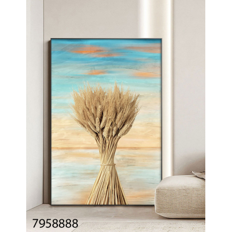 תמונה לסלון או למשרד מודפסת על קנבס כותנה אבסטרקט-מודרני דגם 7958888