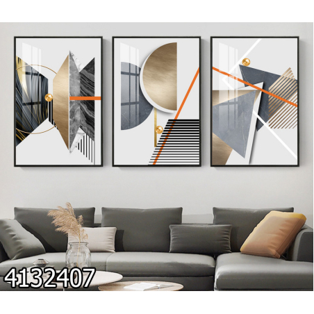שלשה על קנבס מתוח וממוסגר לחדר השינה או לסלון דגם 4132407