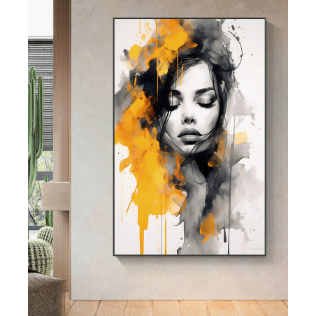 תמונה מעוצבת לסלון או לחדר שינה קנבס 1906232