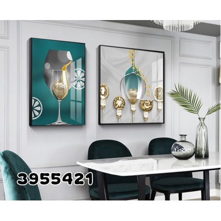 זוג תמונות לפינת אוכל/מטבח דגם 3955421