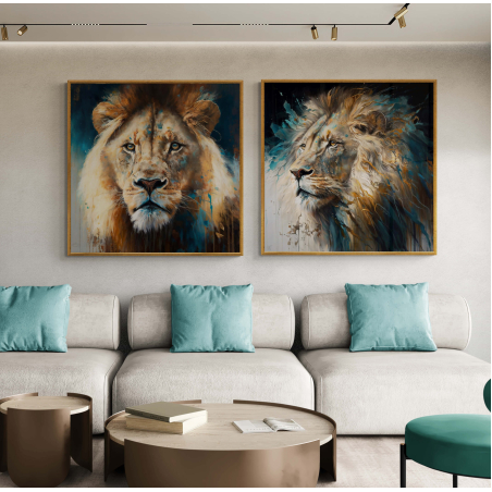 זוג תמונות מיוחדות לחדר השינה או לסלון דגם  195454