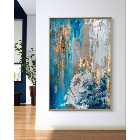 תמונת קנבס לסלון בסגנון אבסטרקט 