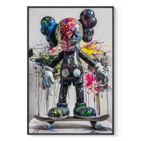 תמונת קנבס צבעונית בסגנון מודרני ועכשווי 