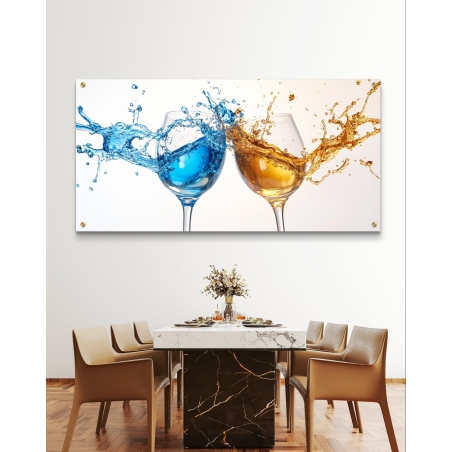 תמונת זכוכית לסלון/חדר שינה 