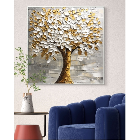 תמונת קנבס מרובעת לסלון/חדר שינה 