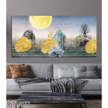 תמונת תלת מימד מדהימה לסלון לחדר השינה או למשרד על קנבס או זכוכית במבחר מידות דגם-36716977