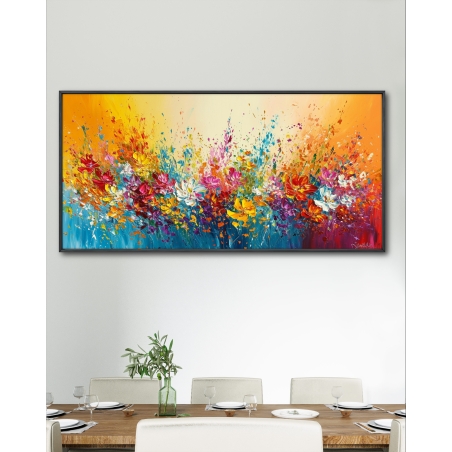 תמונת קנבס צבעונית לסלון או לפינת אוכל 