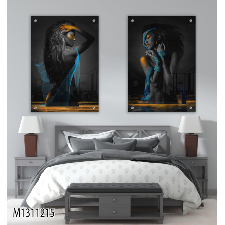 זוג תמונות על זכוכית דגם M1311215