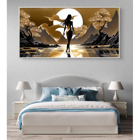 תמונת קנבס לסלון/חדר שינה , רומנטית 