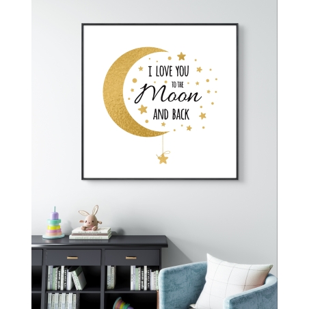 תמונת קנבס מרובעת לחדר ילדים 