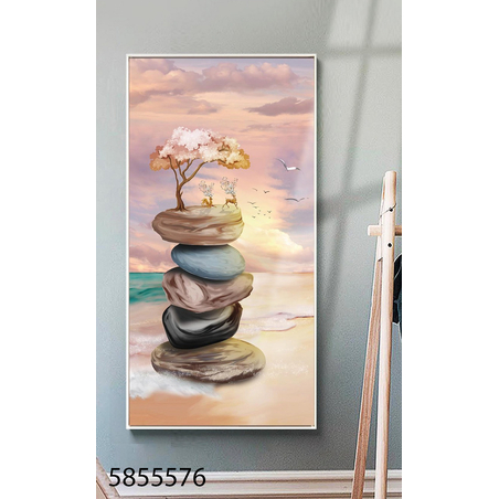 תמונת קנבס ממוסגרת למשרד או לסלון דגם 5855576