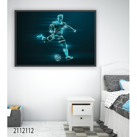 תמונה לחדר ילדים בנים-כדורגל דגם 2112112