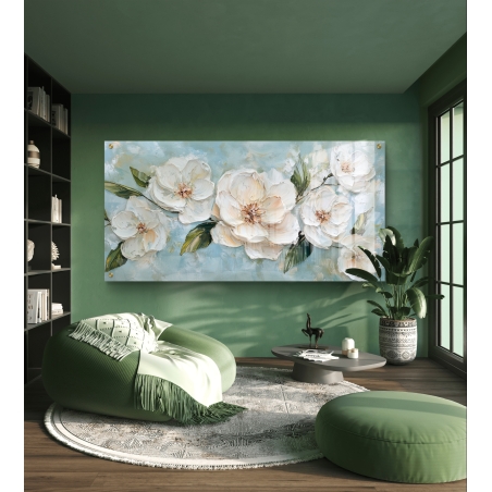 תמונת זכוכית לסלון/פינת אוכל 