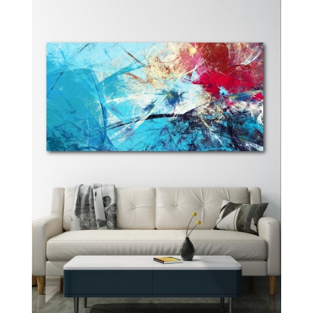 תמונת קנבס לסלון בסגנון אבסטרקט 