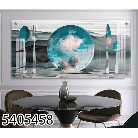 תמונת זכוכית מקורית למטבח או לפינת האוכל מודפסת על זכוכית דגם-5405458