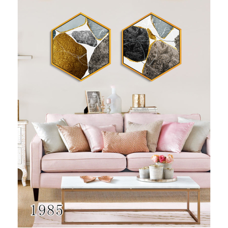 זוג תמונות משושה דגם 1985