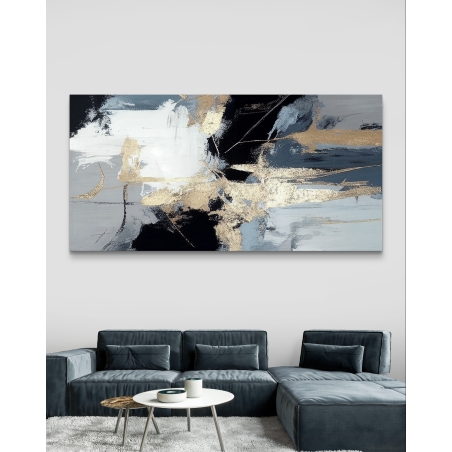 תמונת קנבס לסלון בסגנון אבסטרקט 