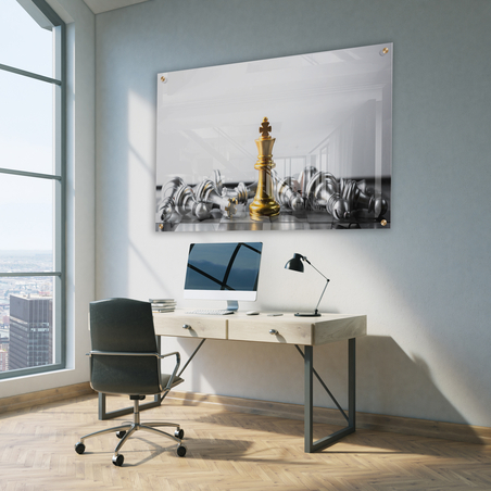 תמונת זכוכית מעוצבת לסלון או למשרד דגם  1692628