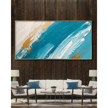 תמונת קנבס לסלון בסגנון אבסטרקט 