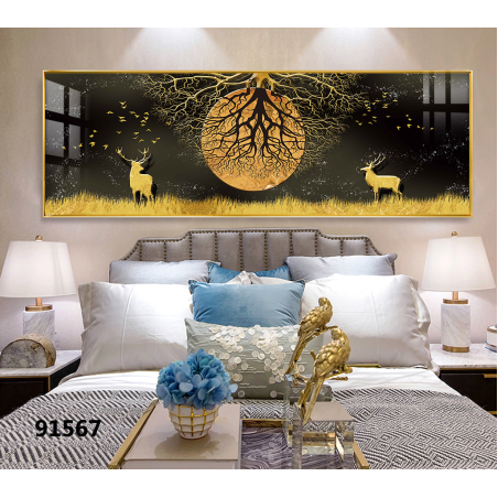 תמונת קנבס מודפסת  ממוסגרת דגם 91567