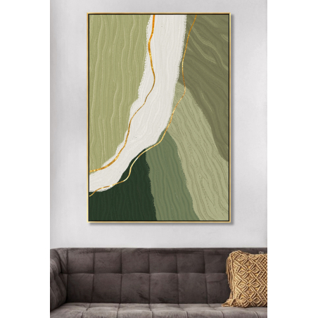 תמונה לסלון או למשרד מודפסת על קנבס כותנה אבסטרקט-מודרני דגם 7293272