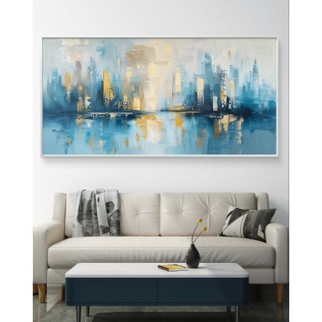 תמונת קנבס לסלון בסגנון אבסטרקט 