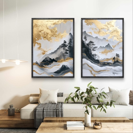 זוג תמונות קנבס 