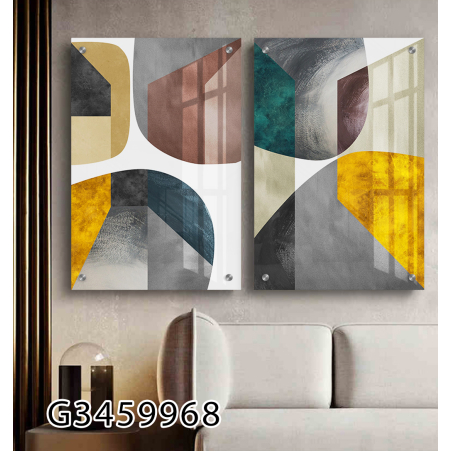 זוג תמונות בהדפסה על זכוכית דגם G3459968