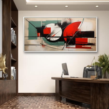 תמונת קנבס איכותית סגנון גיאומטרי מודרני דגם - R20012