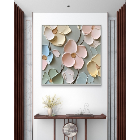 תמונת קנבס מרובעת לסלון/חדר שינה 