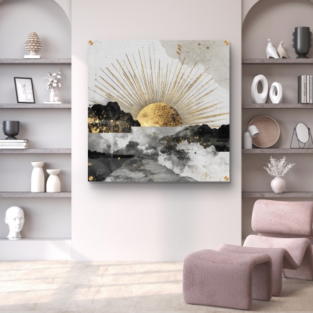 תמונת זכוכית מרובעת 