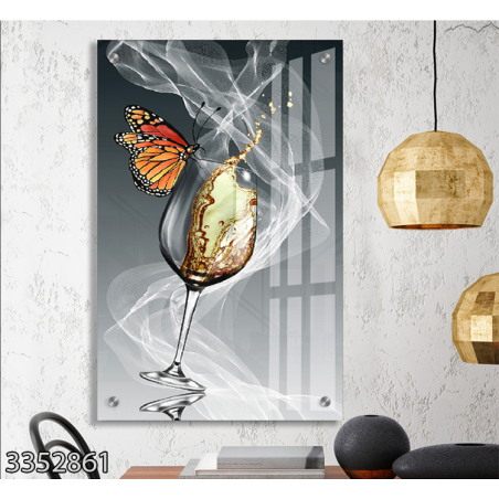 תמונת זכוכית  מקורית למטבח\פינת אוכל דגם 3352861