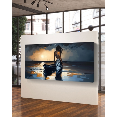 תמונת קנבס לחדר שינה בסגנון רומנטי 