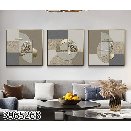 שלישיית תמונות מרובעות לסלון/פינת אוכל/ משרד דגם 3965268