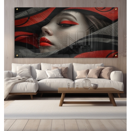 תמונת זכוכית לסלון או לחדר שינה 