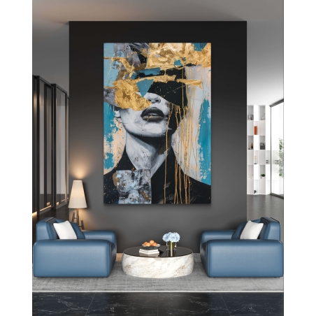 תמונת קנבס לחדר שינה בסגנון דמויות 