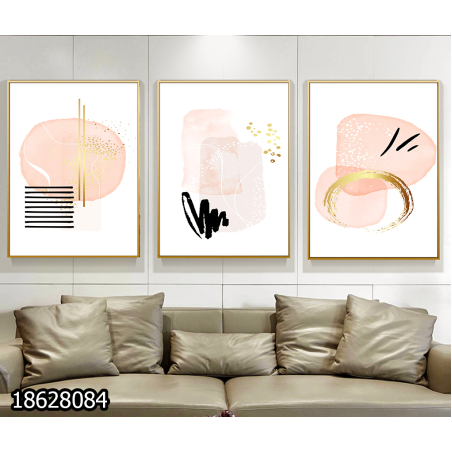 שלשה על קנבס מתוח וממוסגר לחדר השינה או לסלון דגם 18628084